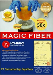 Jual Oil Absorbent Ichiro Magic Fiber di Indonesia Lindeteves Trade Center Jakarta Barat